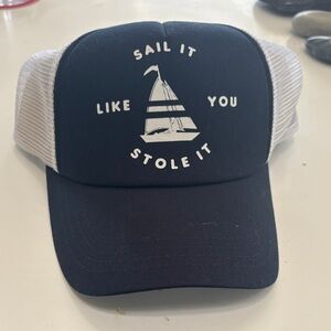 Black and White Trucker Hat